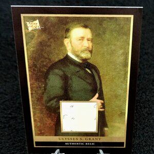 Authentic President Ulysses S. Grant Handwriting Relic Piece of History